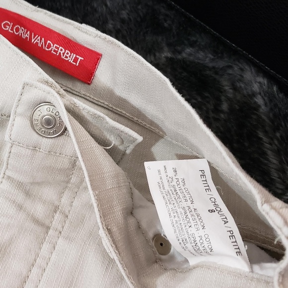 Gloria Vanderbilt Straight Cut Cropped Jeans-8P - Picture 3 of 8